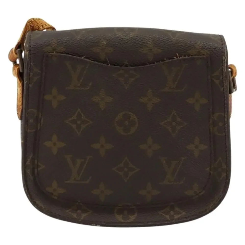 Louis Vuitton Monogram Saint Cloud PM Shoulder Bag Brown